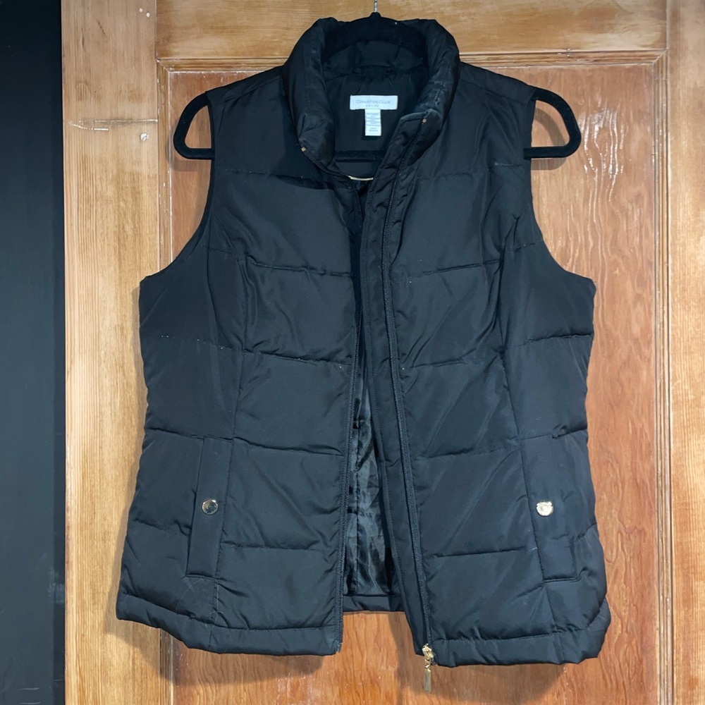 Black Puffer Vest